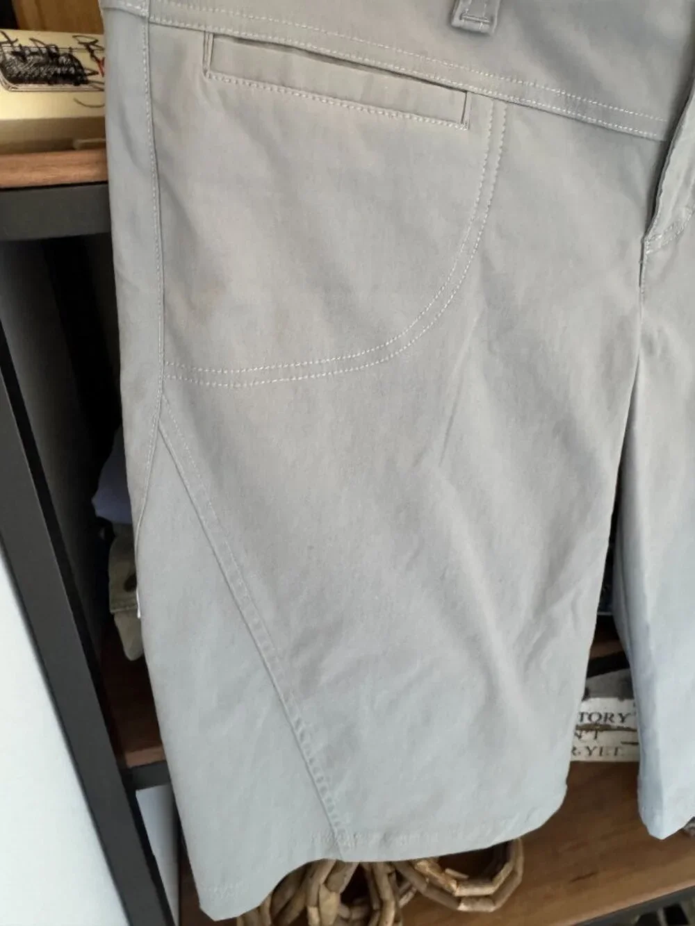 Athleta Olive Bermuda/Hiking Short - Size 12 - Picture 2 of 4